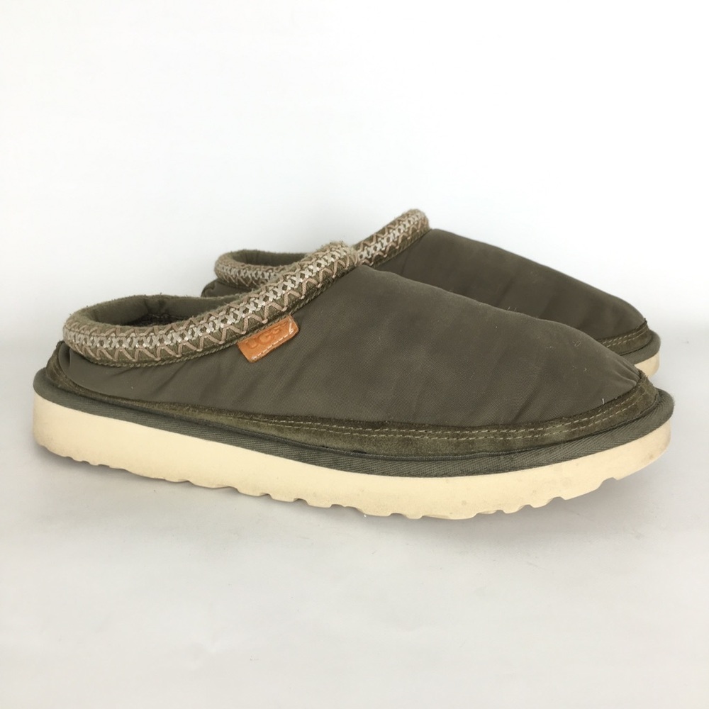UGG Tasman Military Green Nylon Slipper Shoe Men’s Size 11 - Picture 2 of 13